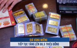 Biến động vàng ngày 22.11: Giá vàng miếng tiếp tục tăng lên 86,5 triệu đồng