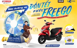 Đến Yamaha Town bảo dưỡng xe cuối năm, mang xe FreeGo về nhà