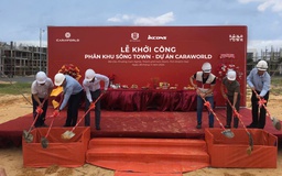 Chính thức khởi công phân khu Sông Town - Thị trấn nổi bên biển tại CaraWorld