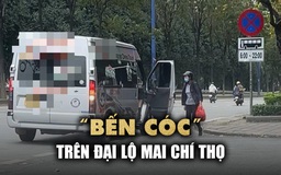 ‘Bến cóc’ xe khách thách thức quy định mọc lên ngay đại lộ Mai Chí Thọ