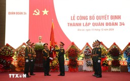 Công bố Quyết định thành lập Quân đoàn 34