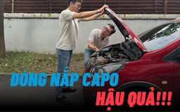 Sai lầm nghiêm trọng khiến nắp capo ô tô móp méo, biến dạng