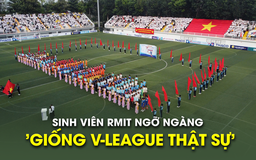 Sinh viên RMIT ngỡ ngàng với quy mô giải TNSV THACO cup 2025: 'Giống V-League thật sự'