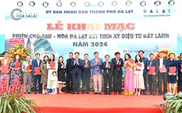 Phiên chợ rau hoa khơi dậy tiềm năng nông sản Đà Lạt