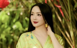 Hoa hậu Giáng My khoe nhan sắc trẻ trung khi du xuân đầu năm