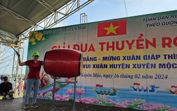 Giải đua thuyền rồng H.Xuyên Mộc: Cả ngàn du khách, người dân chật cứng hồ Phước Bửu