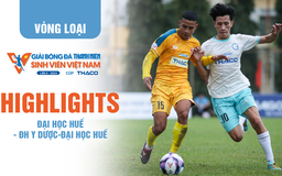 Highlight Đại học Huế 1-1 ĐH Y Dược-Đại học Huế: Nhà vô địch bị 'cầm chân | TNSV THACO Cup 2024