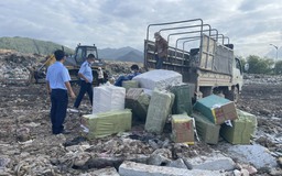 Bình Định: Buộc tiêu hủy gần 1.500 sản phẩm không rõ nguồn gốc xuất xứ