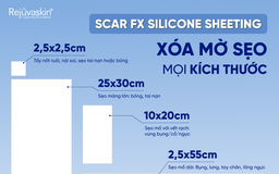 Miếng dán ép sẹo silicone sheeting Scar FX trị sẹo lồi, sẹo phì đại mọi kích thước