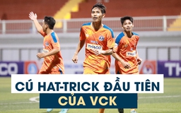 Lập hattrick đầu tiên ở VCK, tiền đạo ĐH Văn Hiến vẫn khiêm tốn khen đối thủ