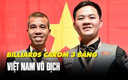 Bộ đôi vàng Trần Quyết Chiến – Bao Phương Vinh vô địch billiards đồng đội thế giới