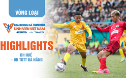 Highlight ĐH Huế 2-3 ĐH TDTT Đà Nẵng: Đương kim vô địch dừng bước