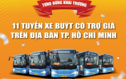 TP.HCM khai trương 11 tuyến xe buýt có trợ giá từ ngày 1.4