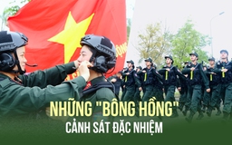 Những ‘bông hồng’ cảnh sát đặc nhiệm miệt mài luyện tập chuẩn bị cho 2 sự kiện trọng đại