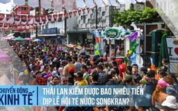 Thái Lan thu được bao nhiêu tiền từ lễ hội té nước Songkran?