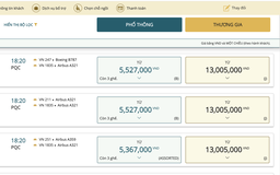 Choáng: Giá máy bay lễ 30.4-1.5 đắt kỷ lục