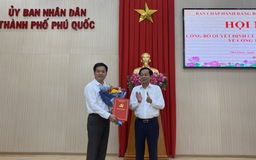 Điều động Phó chủ tịch tỉnh Kiên Giang làm Bí thư thành ủy Phú Quốc