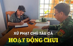 Tàu cá hoạt động chui, chở khách không mặc áo phao trên bán đảo Sơn Trà