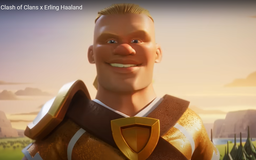 Siêu sao Erling Haaland trở thành nhân vật trong game Clash of Clans