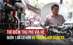 Quận 1 dự kiến thu trên 431 triệu đồng tiền thuê một phần hè phố