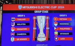 Bốc thăm AFF Cup 2024: Đội tuyển Việt Nam tái đấu Indonesia, Philippines ở vòng bảng