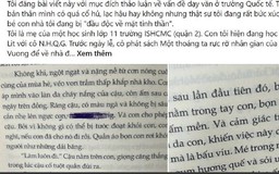 Trường quốc tế phát sách 'nhạy cảm' cho học sinh lớp 11, Sở GD-ĐT TP.HCM nói gì?