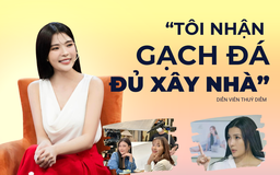 Diễn viên Thúy Diễm: Tôi nhận 'gạch đá' chắc đủ xây nhà