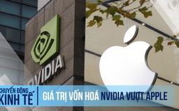 Giá trị vốn hóa Nvidia vượt Apple