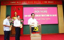 Ông Trịnh Việt Hùng làm Bí thư Tỉnh ủy Thái Nguyên