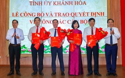 Khánh Hòa điều động, bổ nhiệm nhiều lãnh đạo cấp sở, địa phương