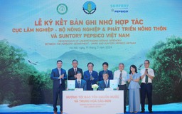 Suntory PepsiCo Việt Nam tiên phong hợp tác phát triển rừng, bảo tồn nước, trung hòa carbon