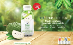 TH ra mắt nước uống Sữa trái cây mãng cầu tự nhiên TH true JUICE milk