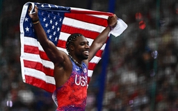 Noah Lyles giành HCV nội dung 100 m ở Olympic nhờ nhanh hơn đối thủ... 0,005 giây