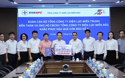 Khắc phục hậu quả bão số 3: EVNCPC hỗ trợ 2,5 tỉ đồng cho EVNNPC, EVNHANOI, EVNNPT