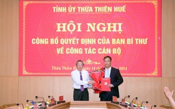 Ông Phạm Đức Tiến làm Phó bí thư Tỉnh ủy Thừa Thiên - Huế