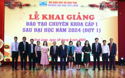 Trường ĐH Cửu Long khai giảng khóa đào tạo ngành y sau đại học đầu tiên