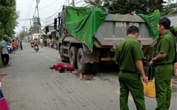 Tai nạn xe máy với xe ben, 1 người tử vong