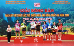 CLB CAND-T&T áp đảo ở giải bóng bàn trẻ, thiếu niên, nhi đồng quốc gia