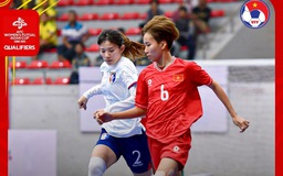 Thi đấu kiên cường, đội tuyển futsal nữ Việt Nam thẳng tiến vào VCK châu Á