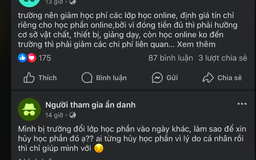 Sinh viên yêu cầu giảm phí học trực tuyến, trường nói gì?