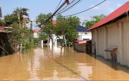 Lũ sông Cầu, sông Thương vẫn trên báo động 3, còn 66.648 nhà ngập lụt