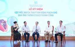 Bệnh viện Đại học Y Dược TP.HCM đạt cột mốc 100 ca TAVI thành công