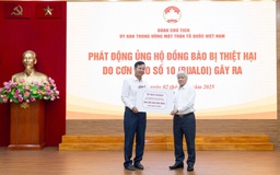 MTTQ VN phát động ủng hộ đồng bào bị thiệt hại do bão số 10