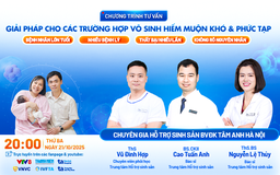 Tối ưu điều trị cho ca vô sinh phức tạp, lớn tuổi, thất bại nhiều lần