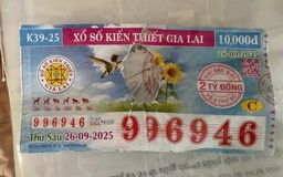 Tờ vé số trúng độc đắc bị rách: Chuyển công an giám định