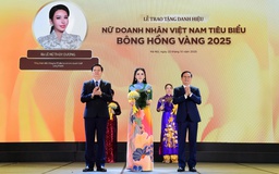 Phó chủ tịch KN Holdings đạt Top 10 Nữ Doanh nhân Việt Nam tiêu biểu 2025