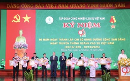 VRG kỷ niệm 96 năm ngành cao su Việt Nam, công bố nhãn hiệu VRG GREEN