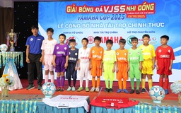 Giải bóng đá nhi đồng thể thức hấp dẫn tại TP.HCM: Có 4 nhà vô địch