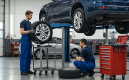 Đảo lốp ô tô dẫn động bốn bánh cần chú ý gì?