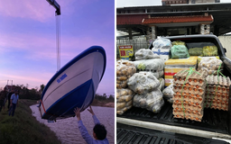 Thương về miền Trung, người dân khắp nơi gửi hàng cứu trợ Huế, Đà Nẵng